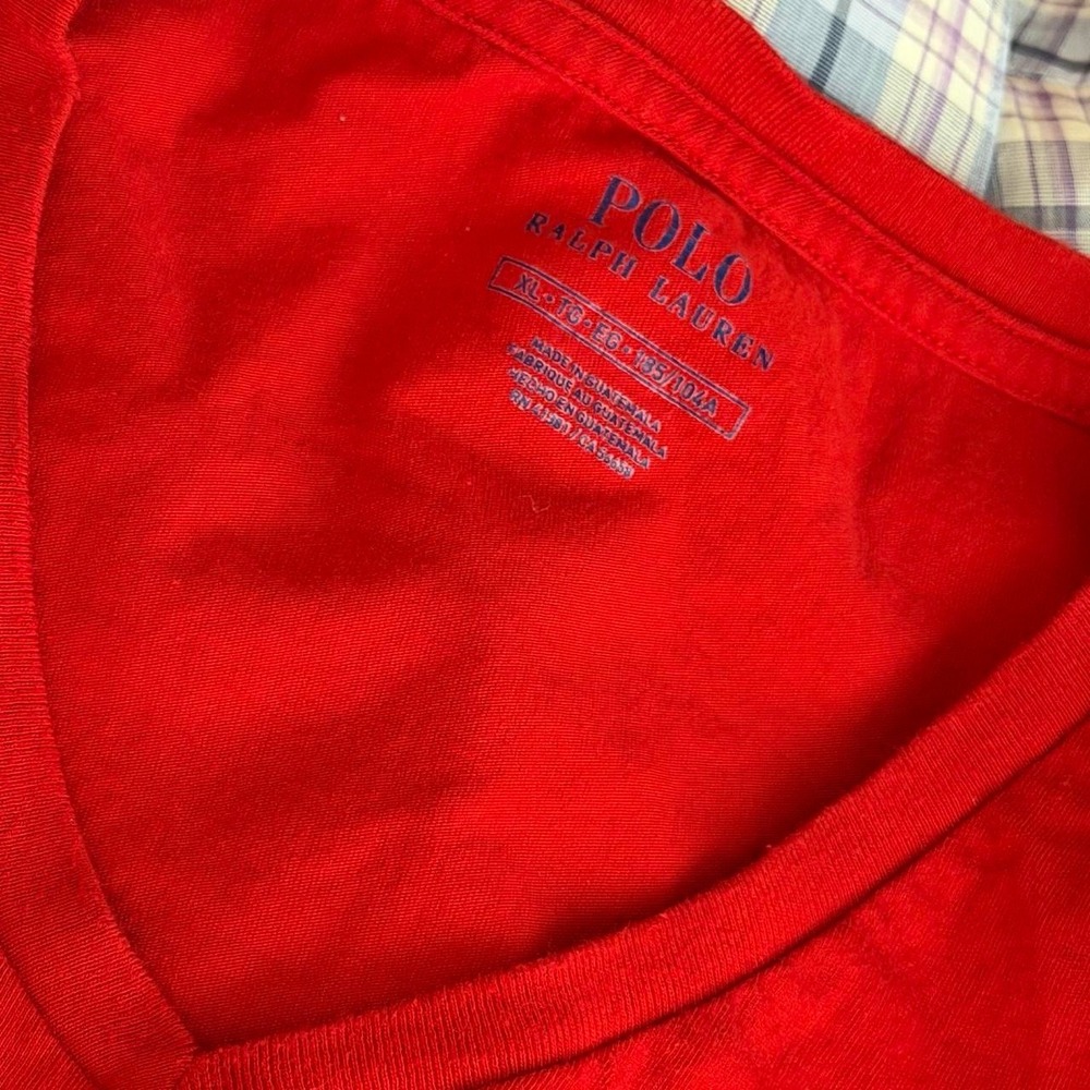 y2k vintage ralph lauren cropped blank short sleeve shirt SH - Picture 7 of 7